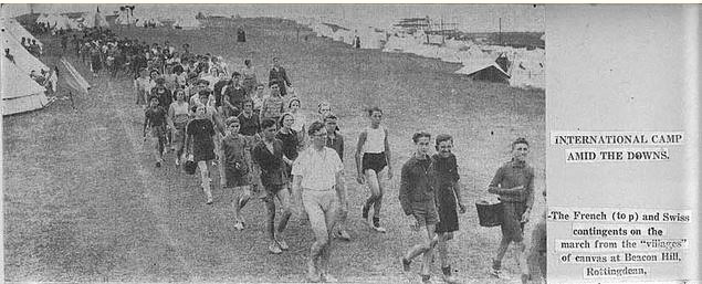 August 1937 French contingent