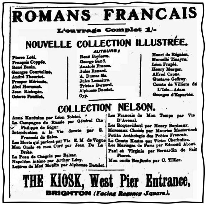 Romans français West Pier