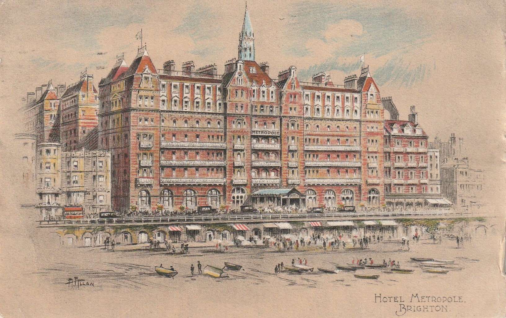 Hôtel Métropole, Brighton 1890s