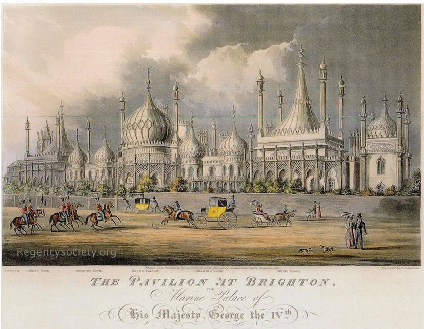 Marine Pavilion in 1821