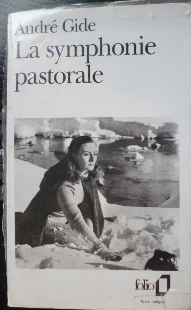 Cover of a book with girl sitting in snow